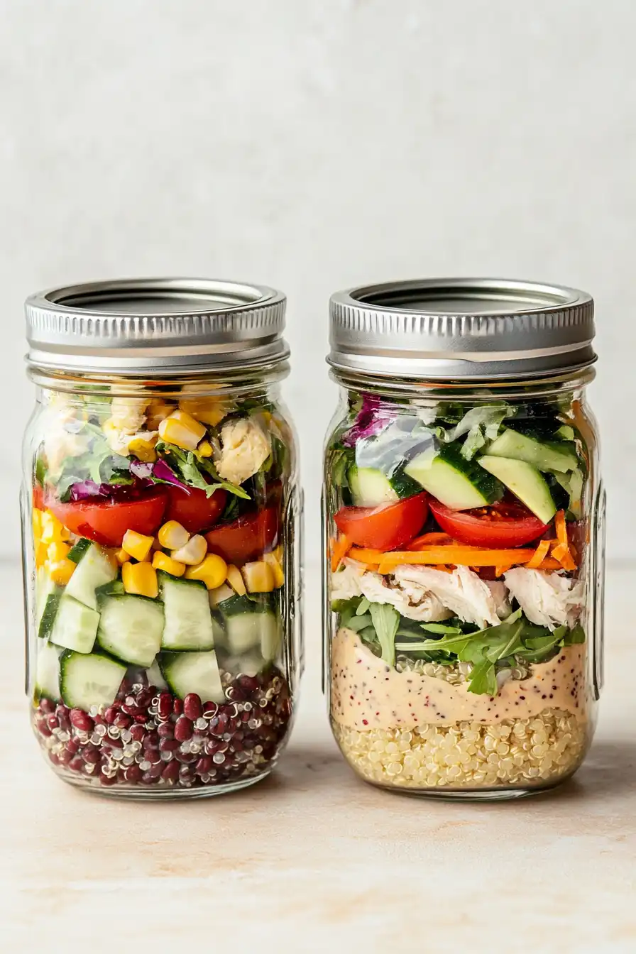 Tasty Chicken Salad in a Jar