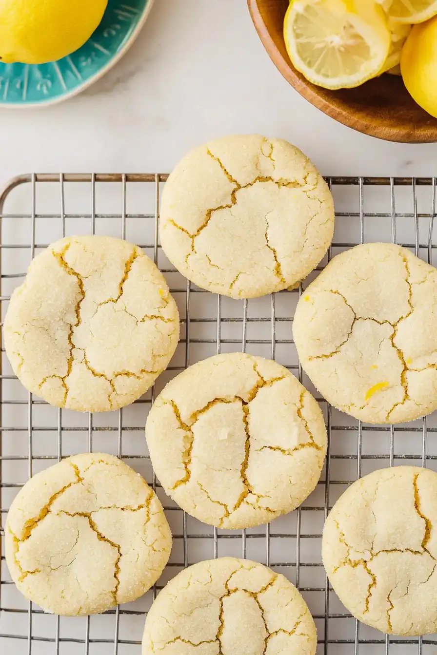 Delicious Vanilla Lemon Sugar Cookies