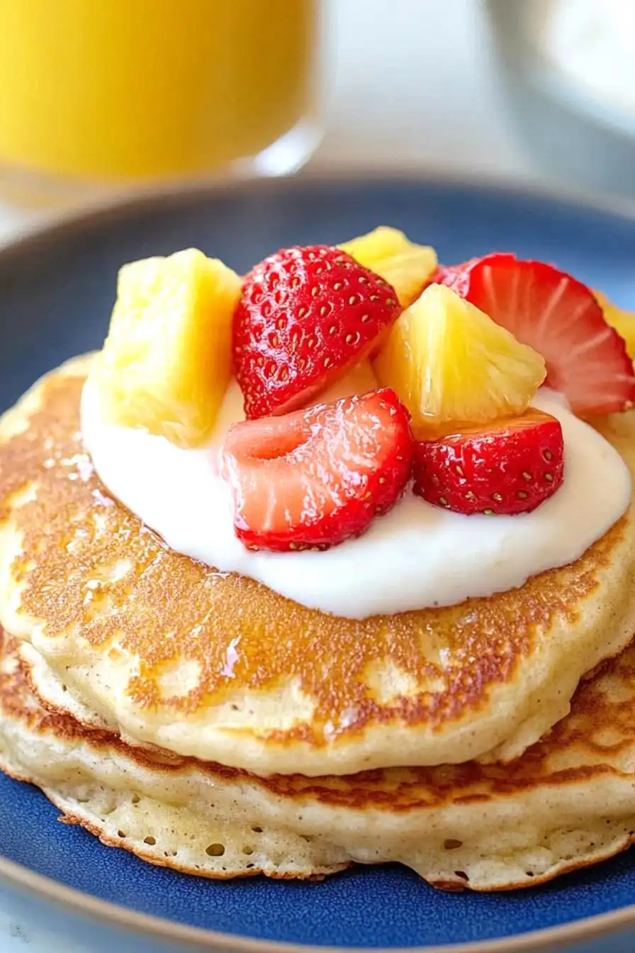 Healthy Bisquick Yogurt Pancakes