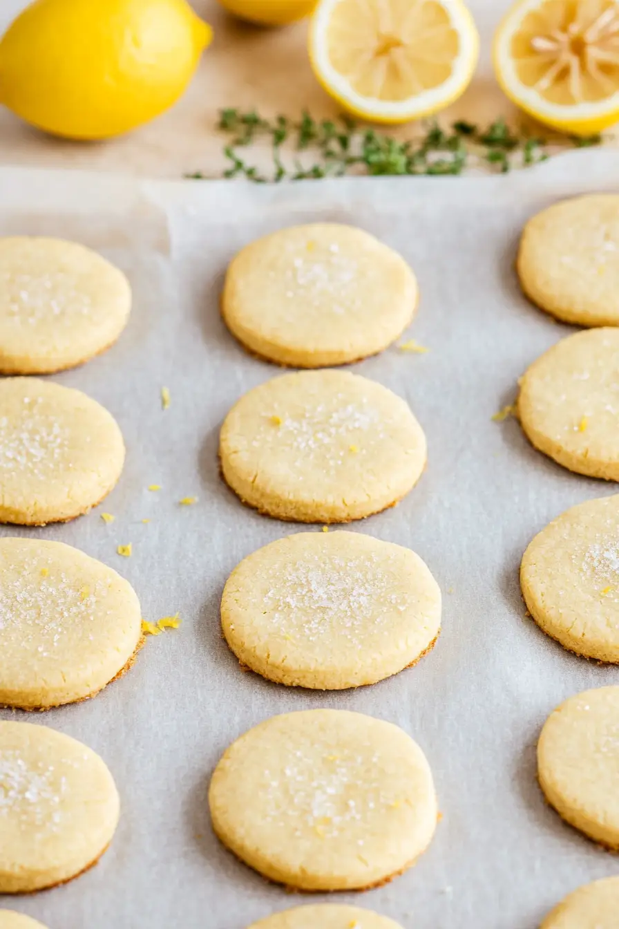 Quick Lemon and Thyme Cookies