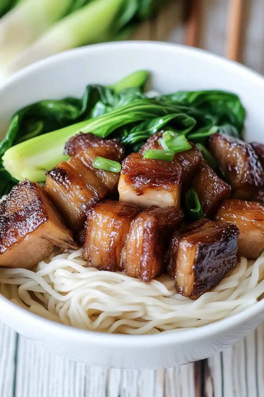 Tender Instant Pot Braised Pork Belly