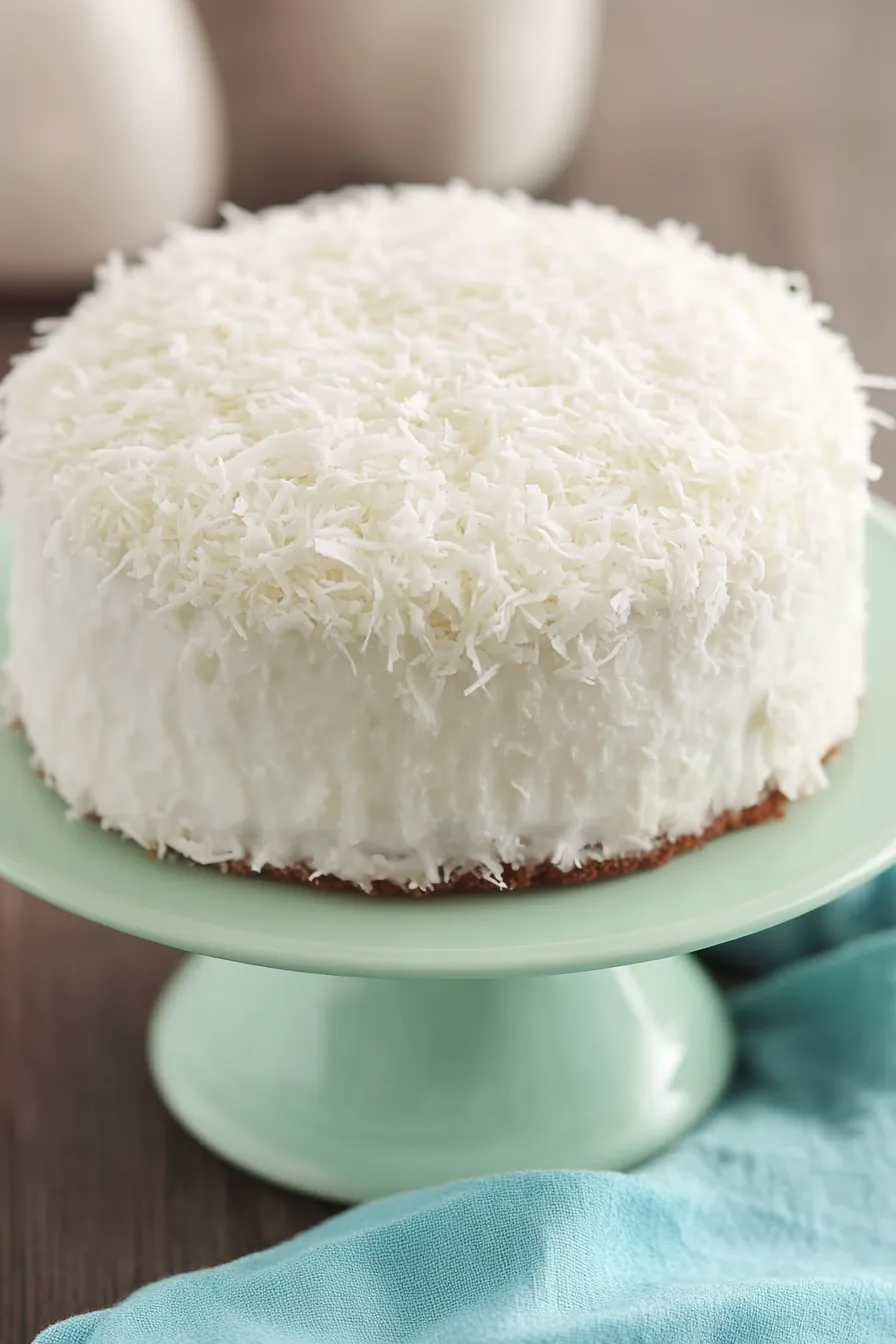 Tasty Old-Fashioned Coconut Cake