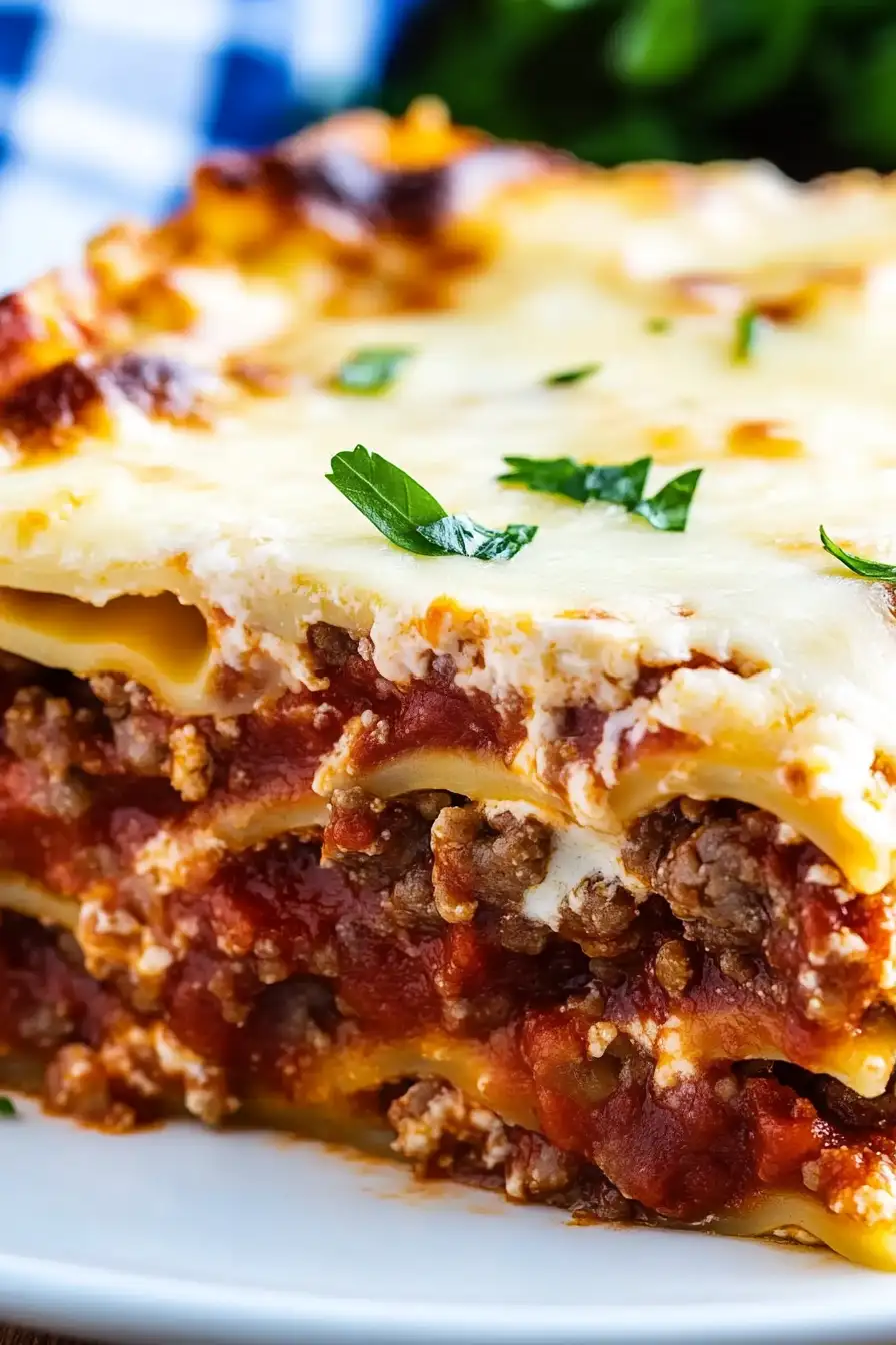 Rich & Creamy Cream Cheese Lasagna