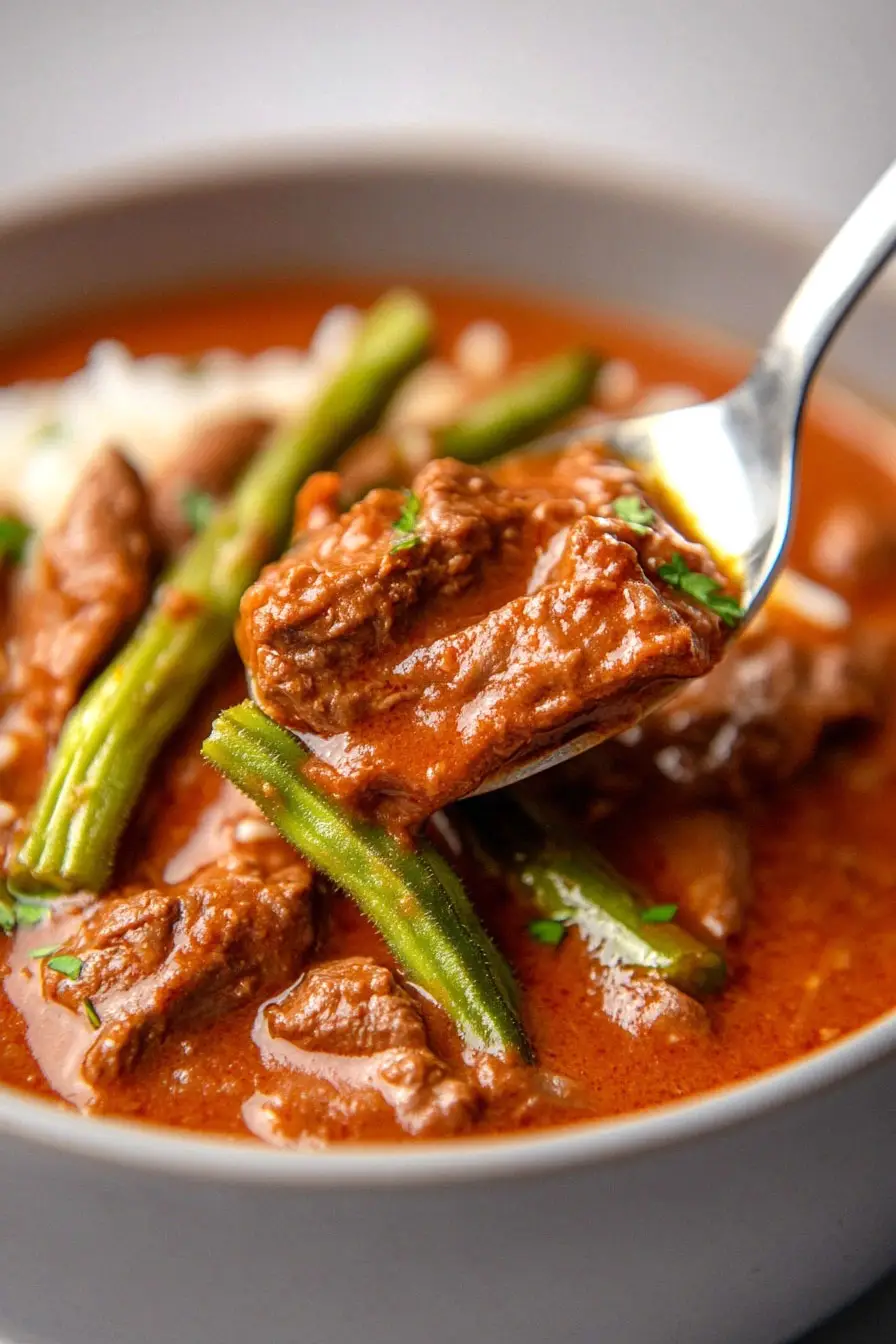 Savory Khoresh Okra
