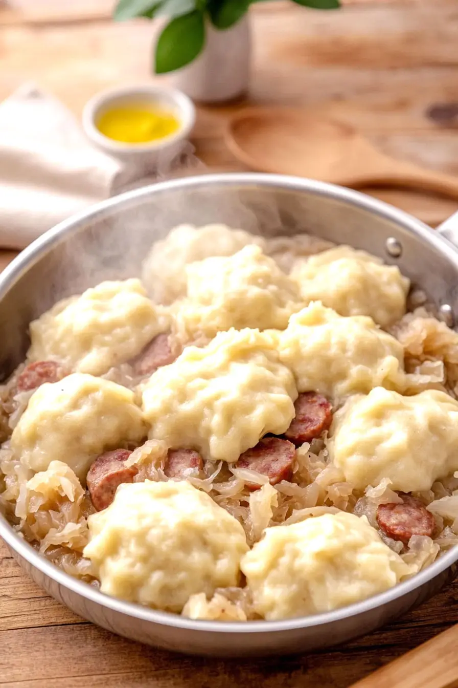 Tasty Sauerkraut and Dumplings