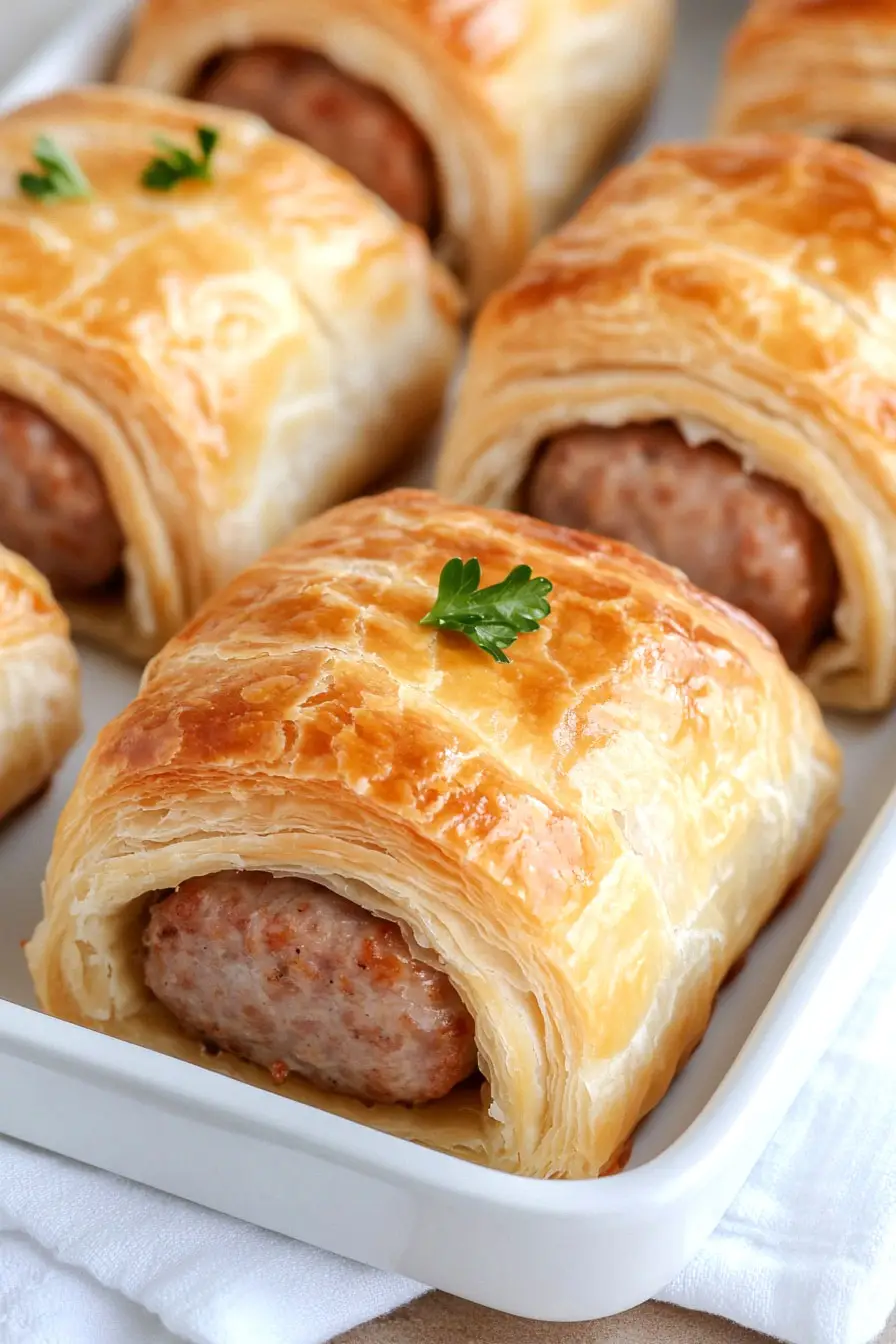 Perfect Puff Pastry Sausage Rolls