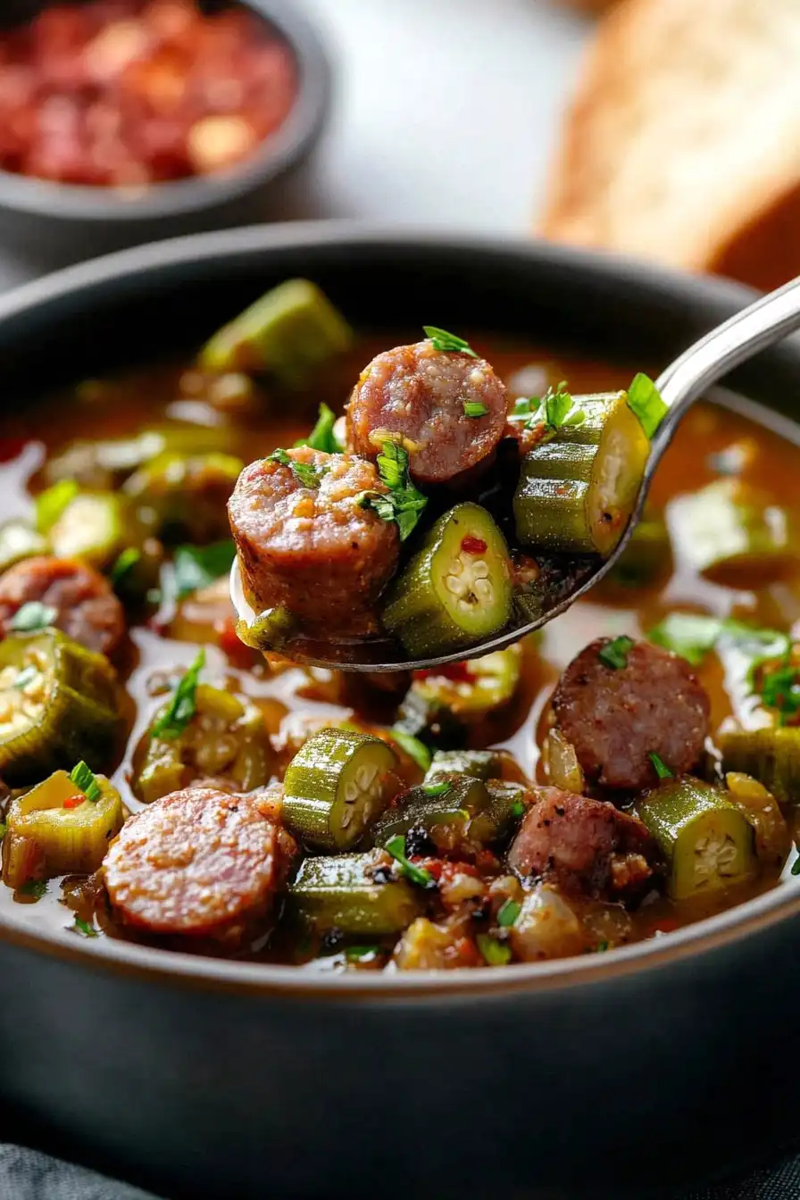 Healthy Okra Gumbo