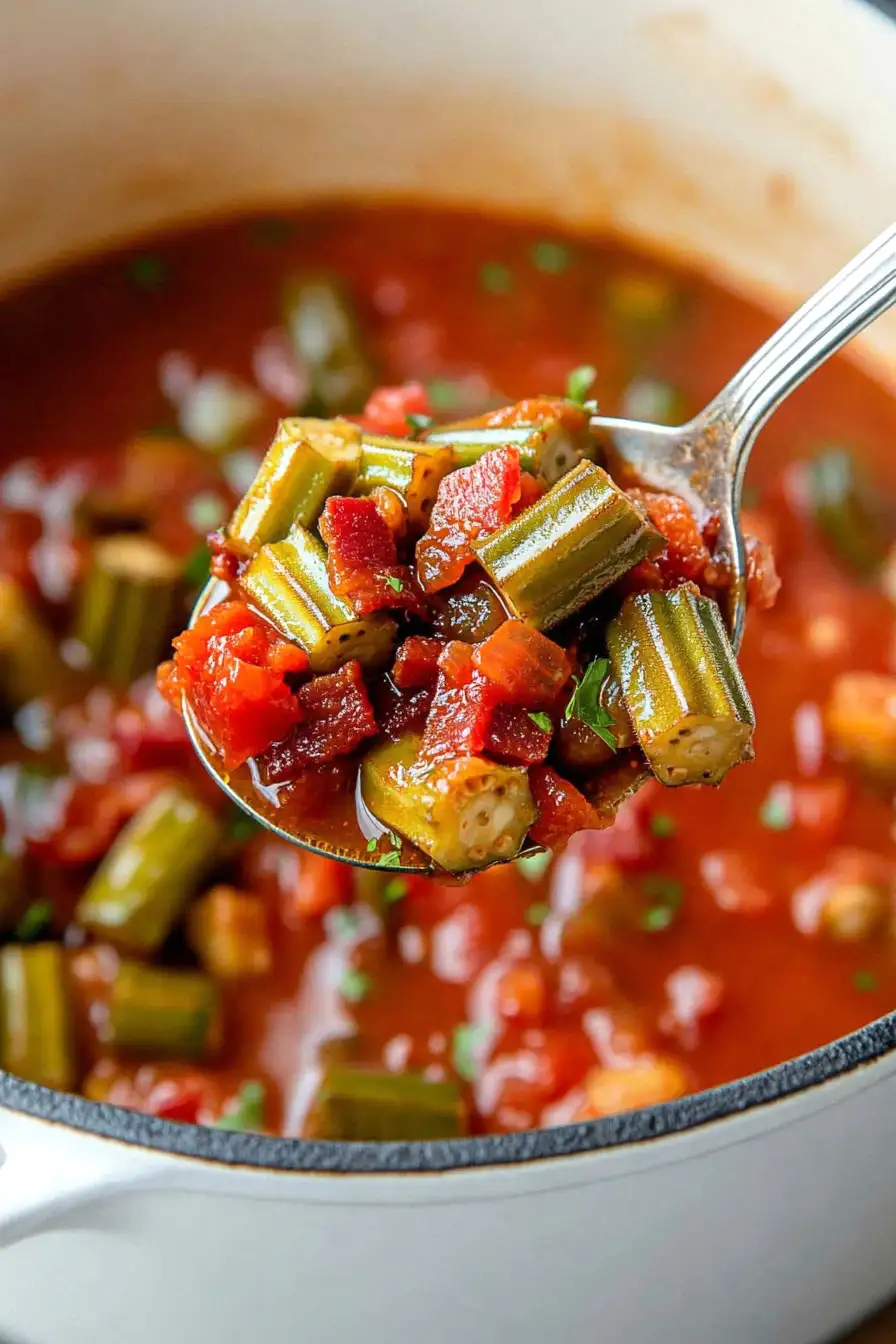 Best Southern Okra and Tomatoes Recipe