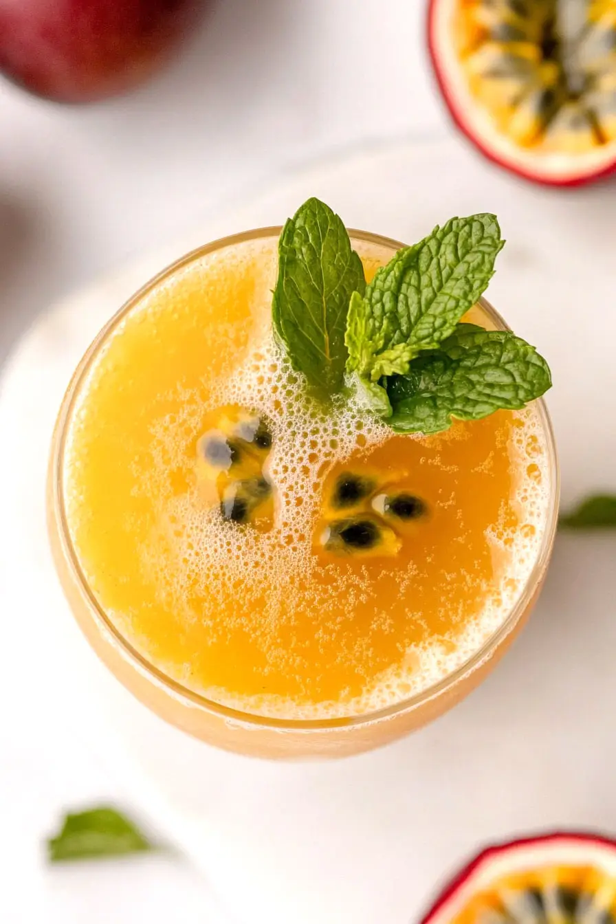 Juicy Passion Fruit Mocktail