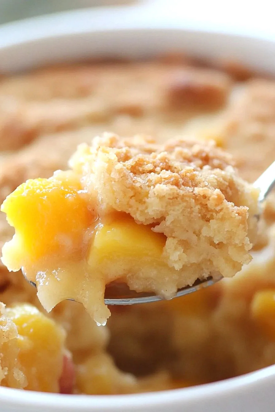 Fluffy Fruit Cocktail Dump Cake