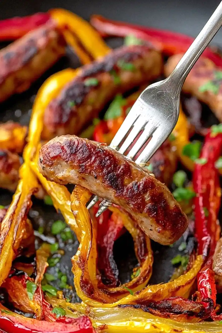 Simple Chicken Sausage in the Oven