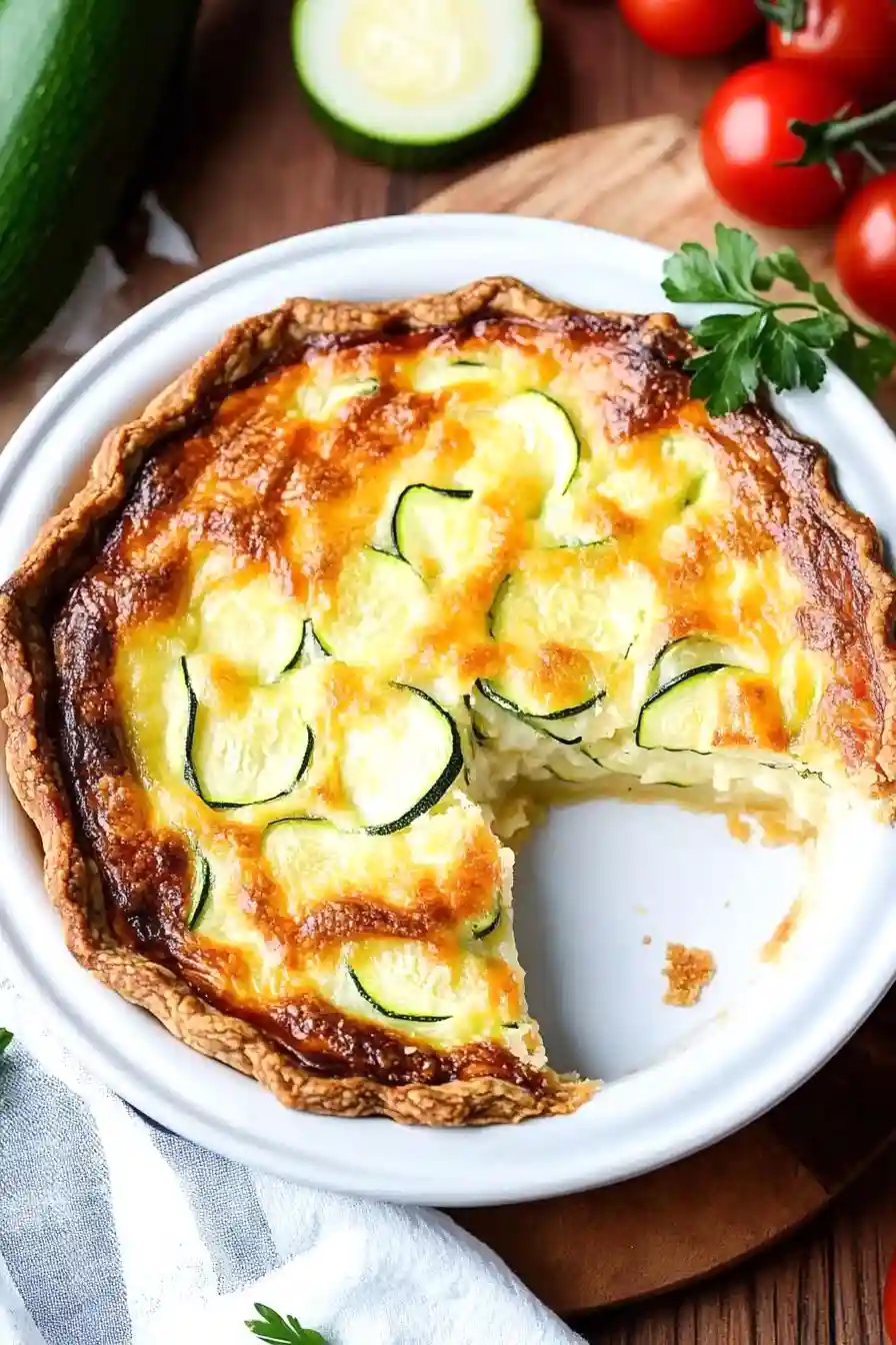 Simple Bisquick Zucchini Pie