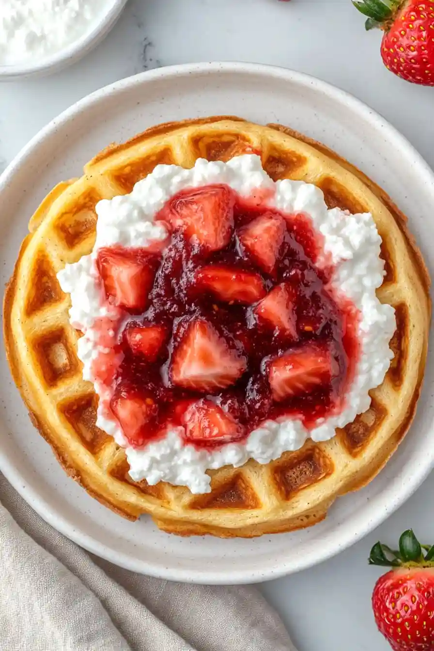 Savory Cottage Cheese Chaffles