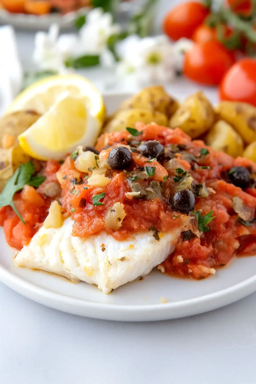 Flavorful Flounder with Tomatoes Recipe