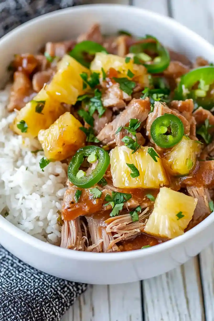 Delicious Jalapeno Pineapple Pork Shoulder