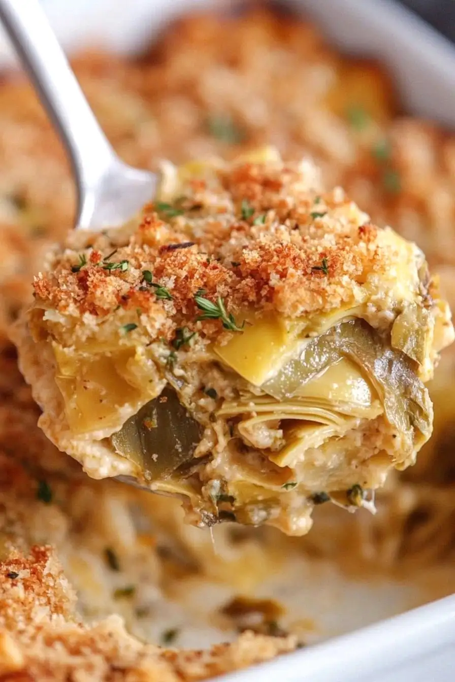 Savory Italian Artichoke Casserole