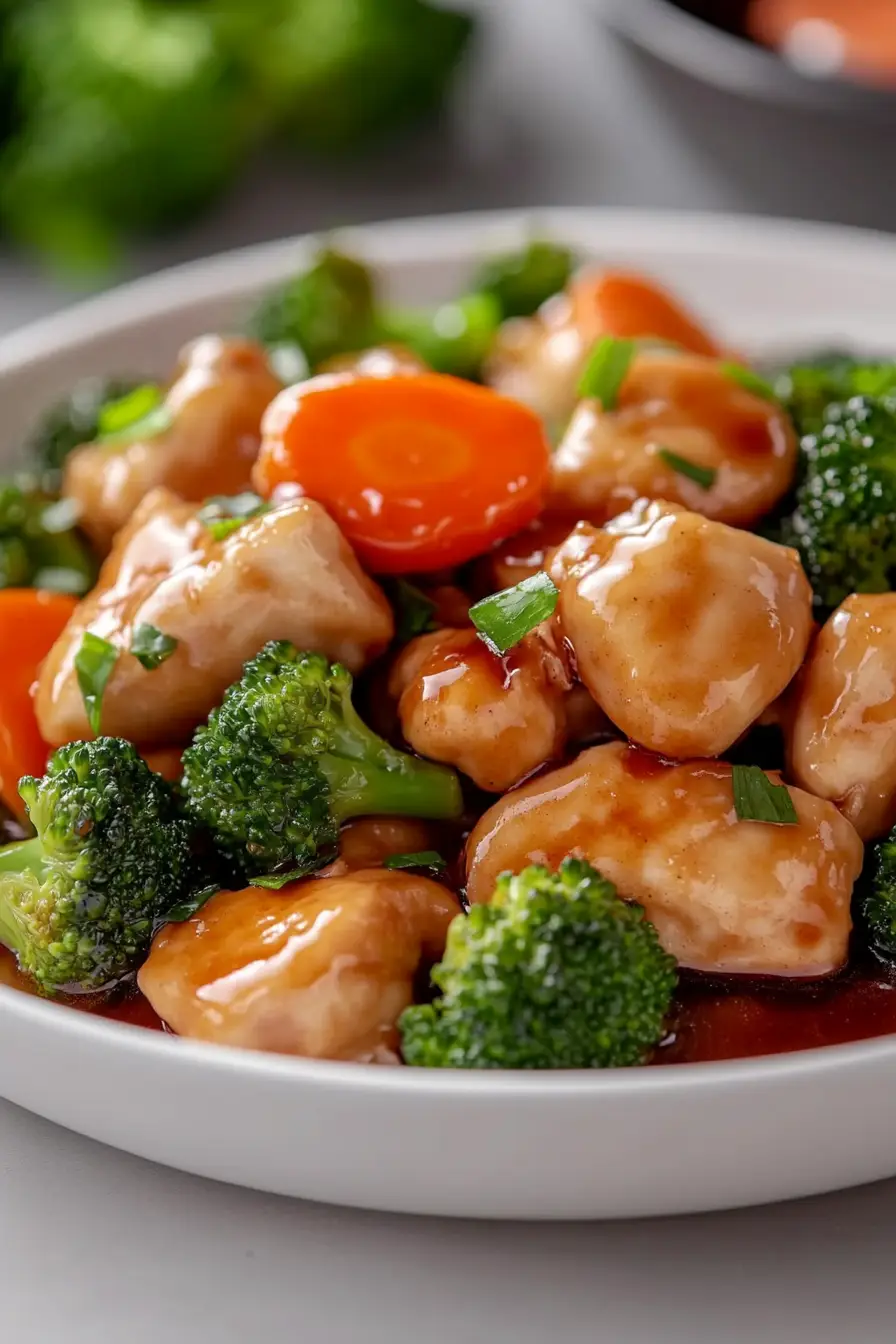 Juicy Honey Garlic Chicken with Broccoli