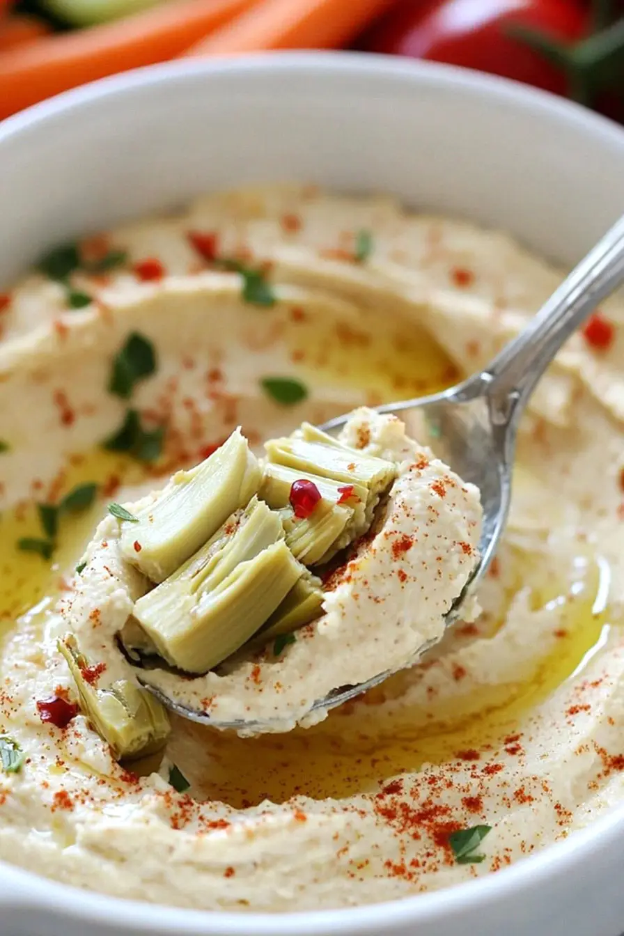 Easy Artichoke Hummus Recipe