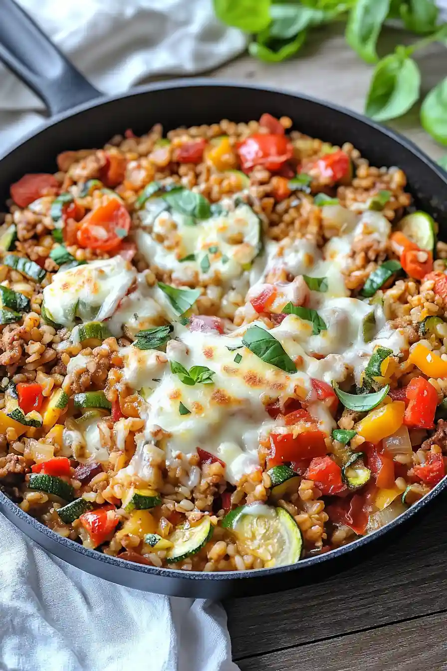 Quick Farro with Chicken