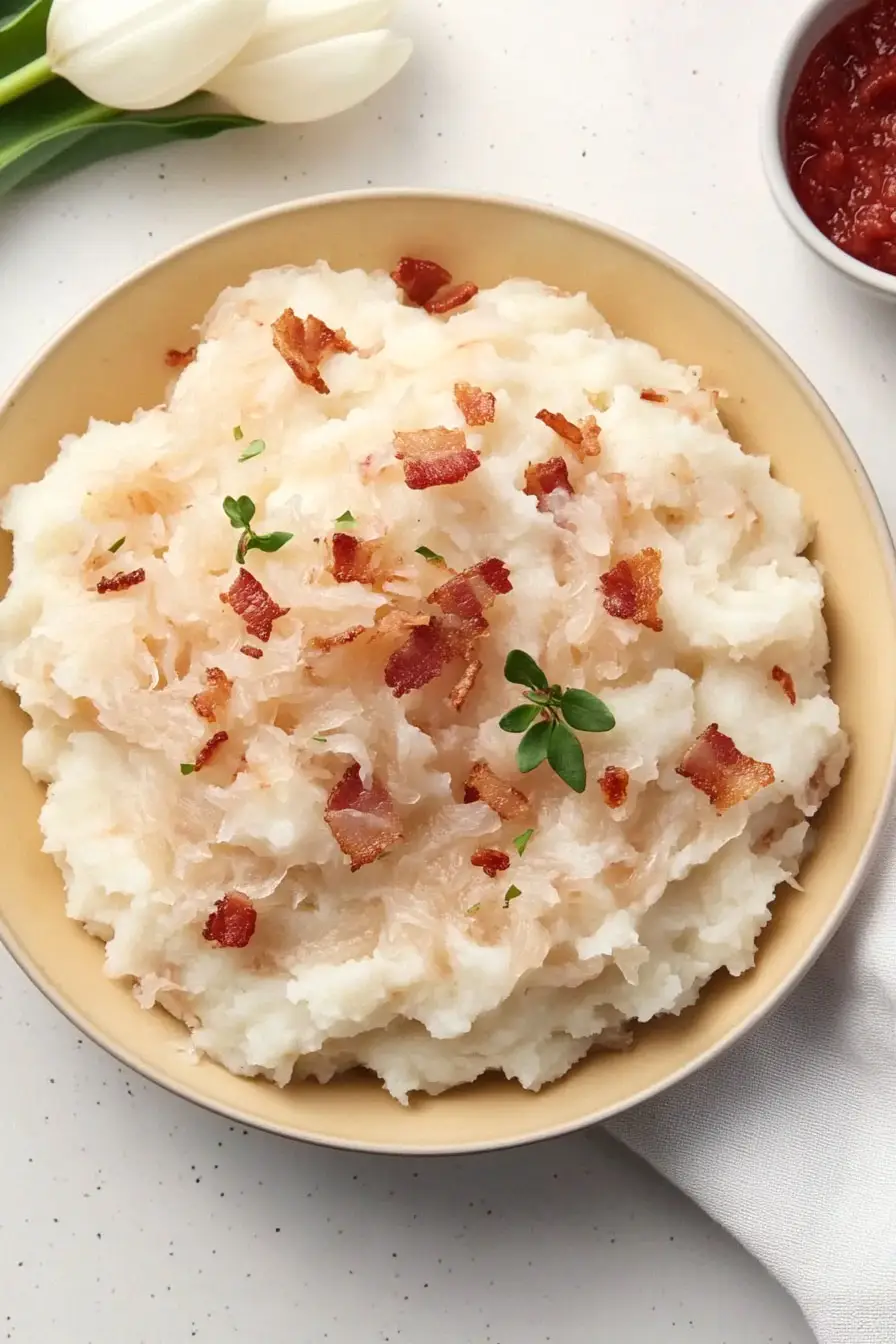 Best Sauerkraut Mashed Potatoes