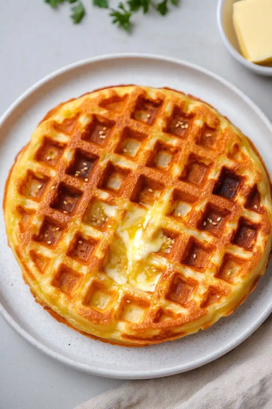 Delicious Burger Bun Chaffle