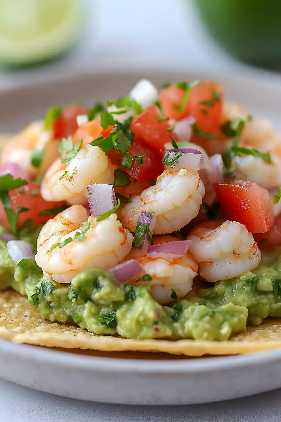 Quick Tostadas de Camarón