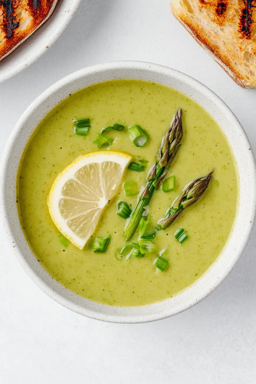 Fresh Vegan Asparagus Soup