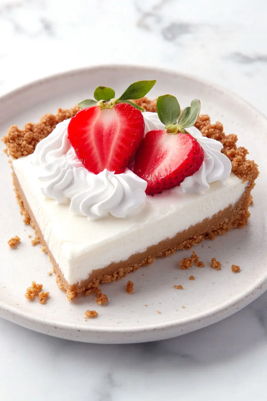 Fluffy No Bake Cheesecake