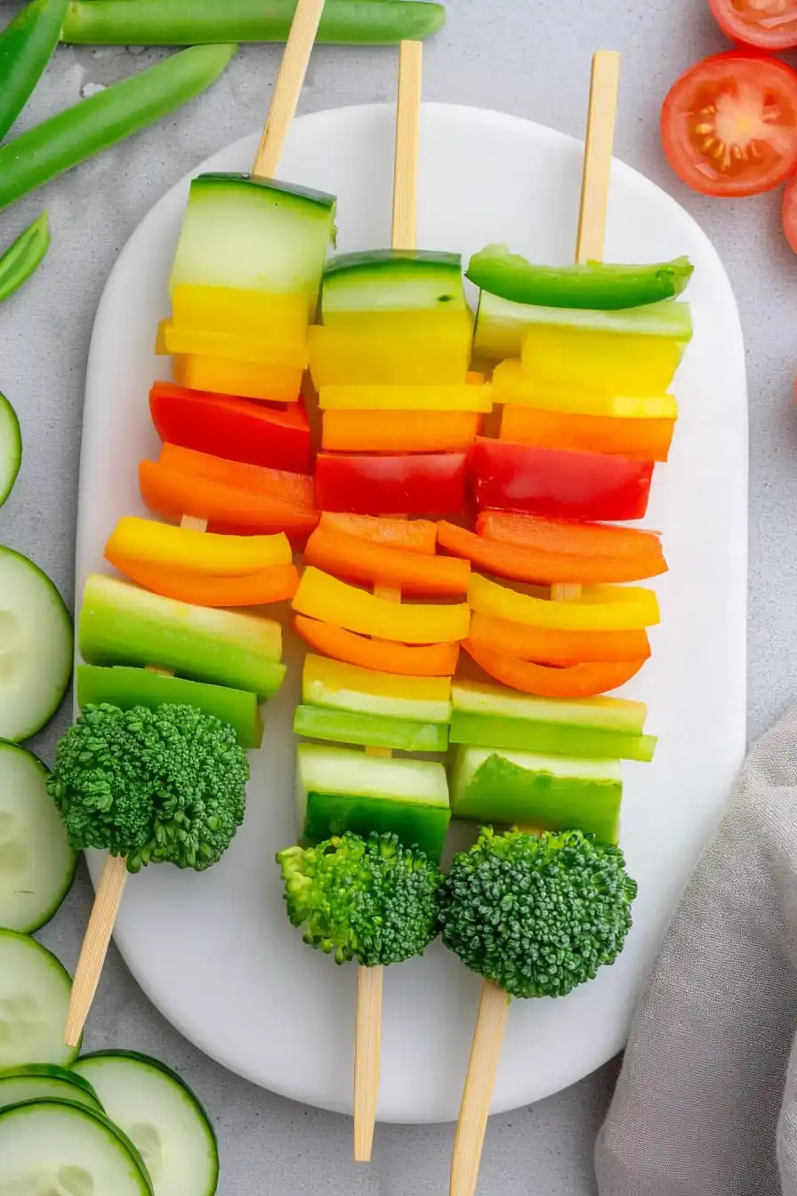 Best Raw Veggie Kabobs