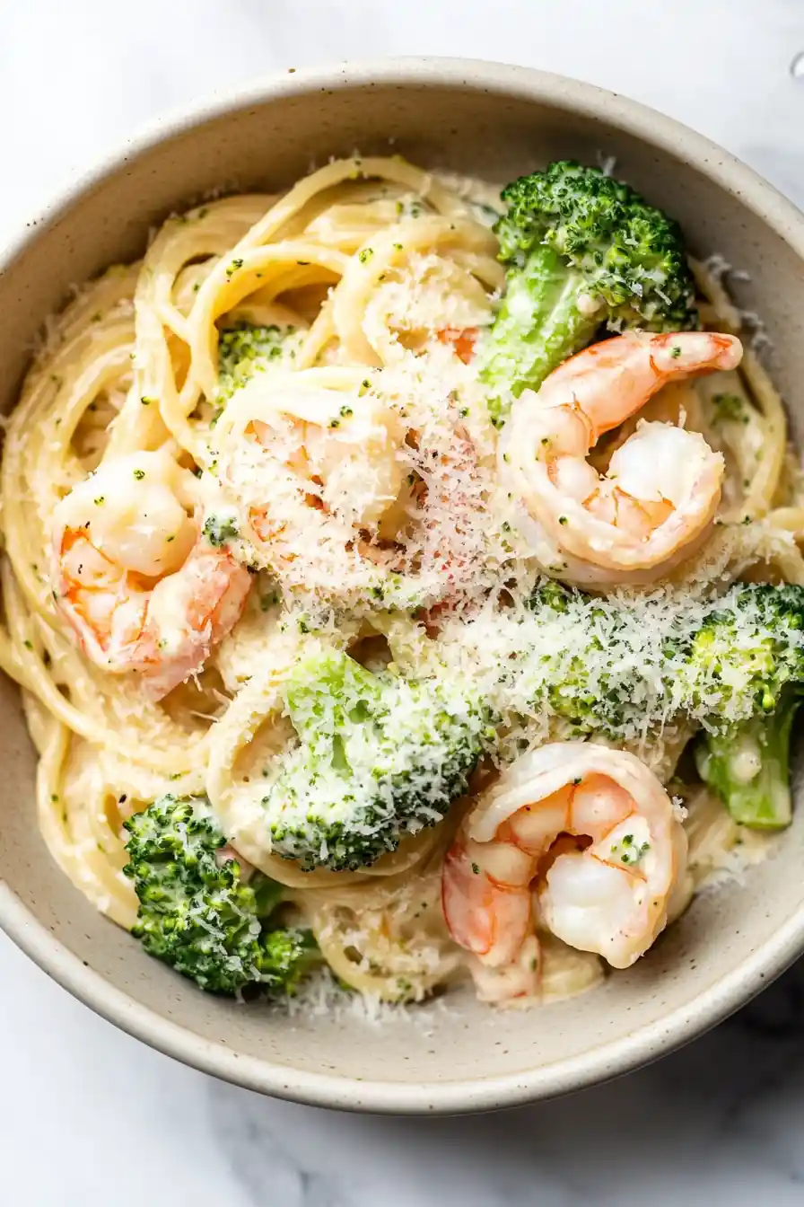 Easy Shrimp and Broccoli Pasta Recipe