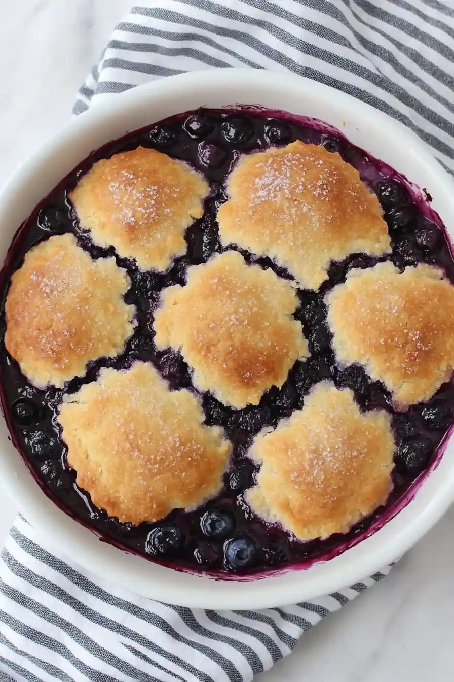 Best Blueberry Cobbler with Pie Filling