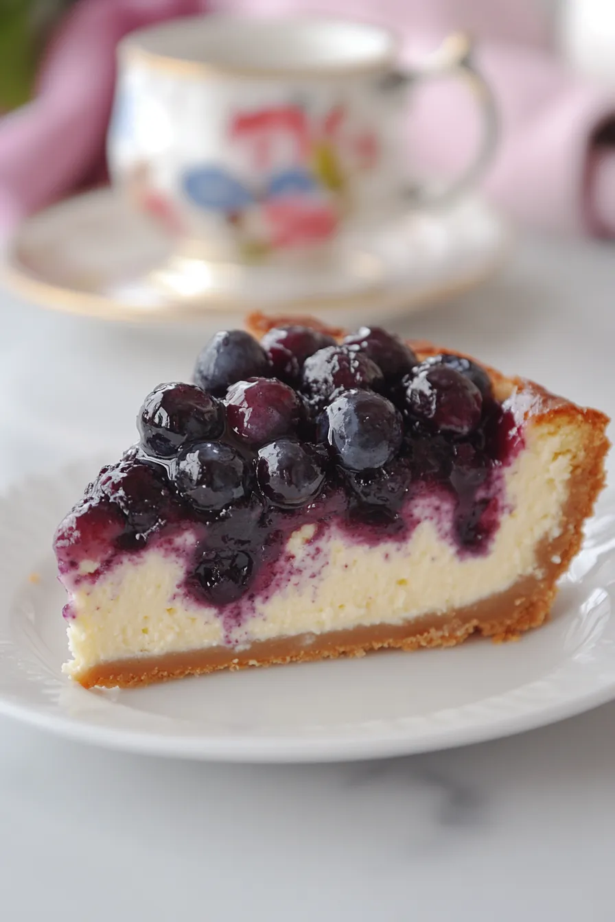 Tasty Blueberry Cheesecake