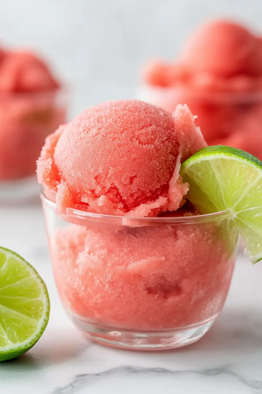 Easy 2-Ingredient Watermelon Sorbet
