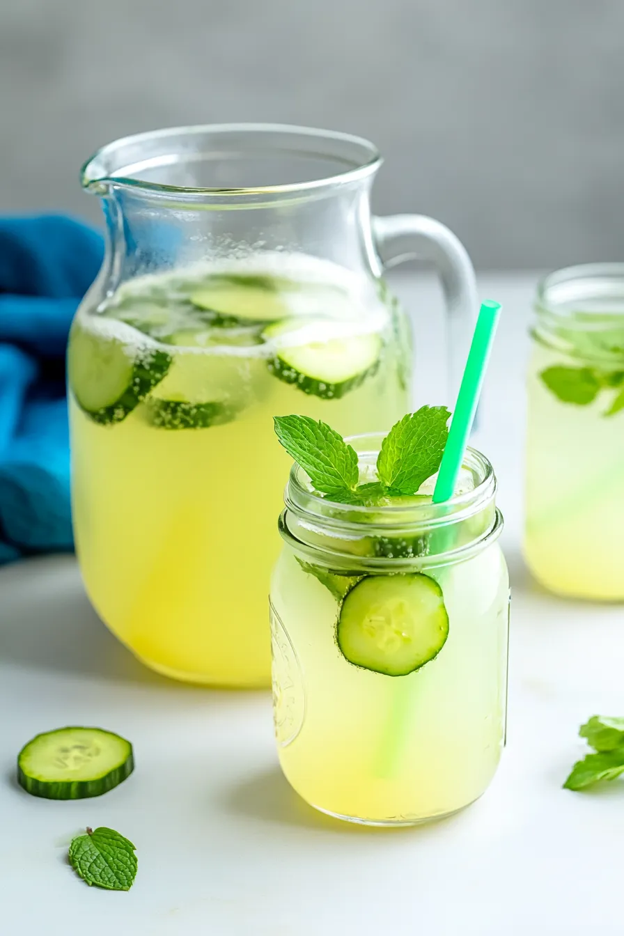 Healthy Cucumber Water for Flat Tummy