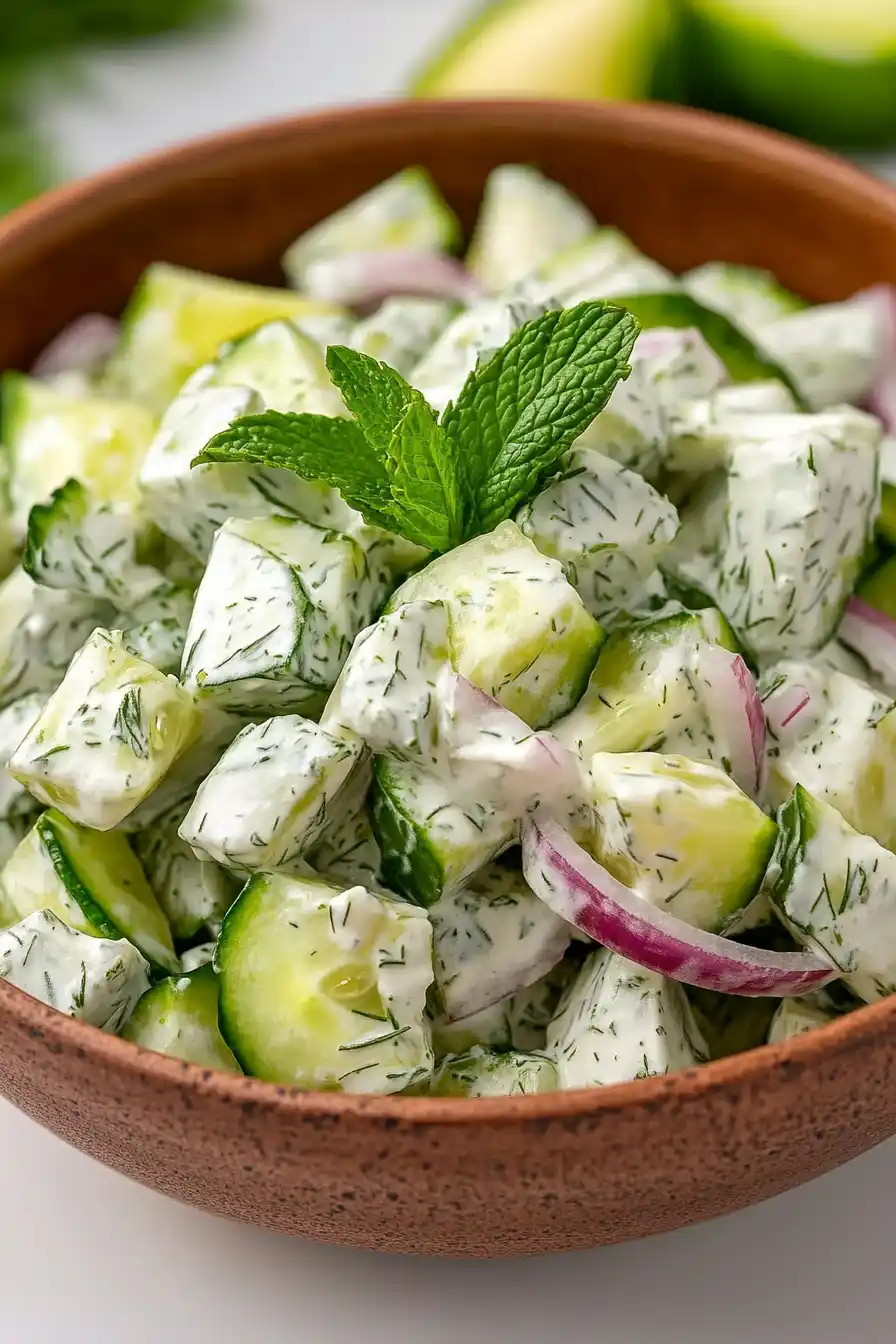 Zesty Tzatziki Cucumber Salad