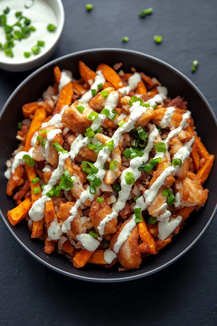 Healthy Chicken Sweet Potato Fries