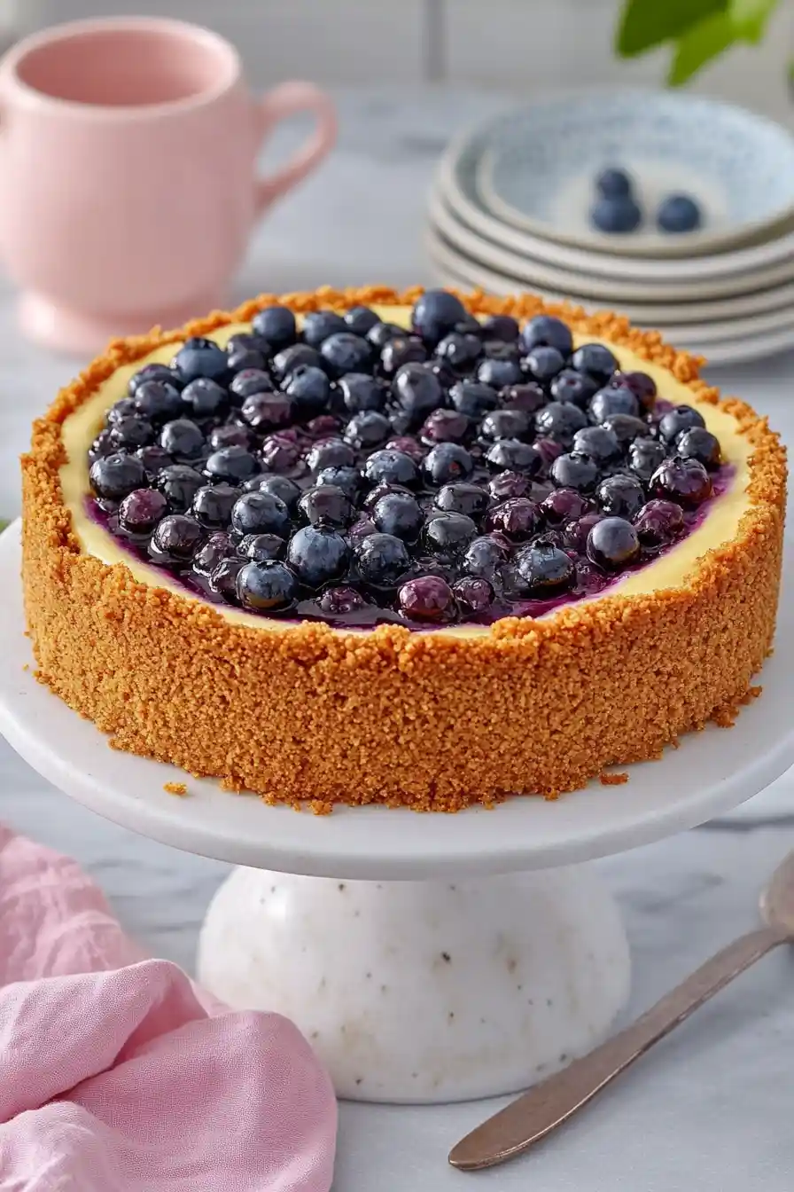 Tasty Blueberry Cheesecake