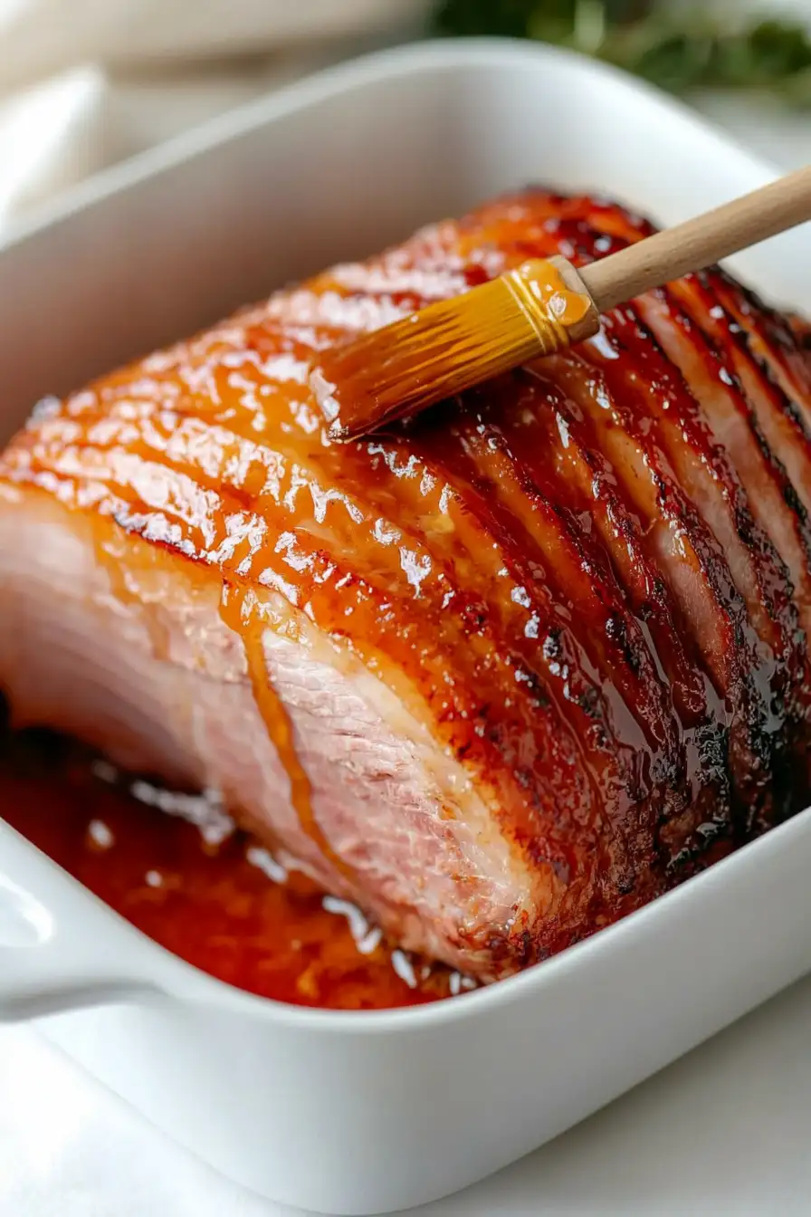 Tasty Apricot Glazed Ham Recipe