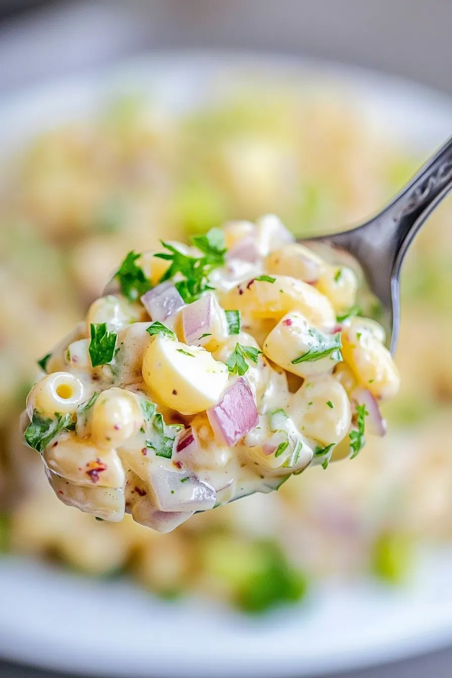 Delicious Macaroni Salad with Egg
