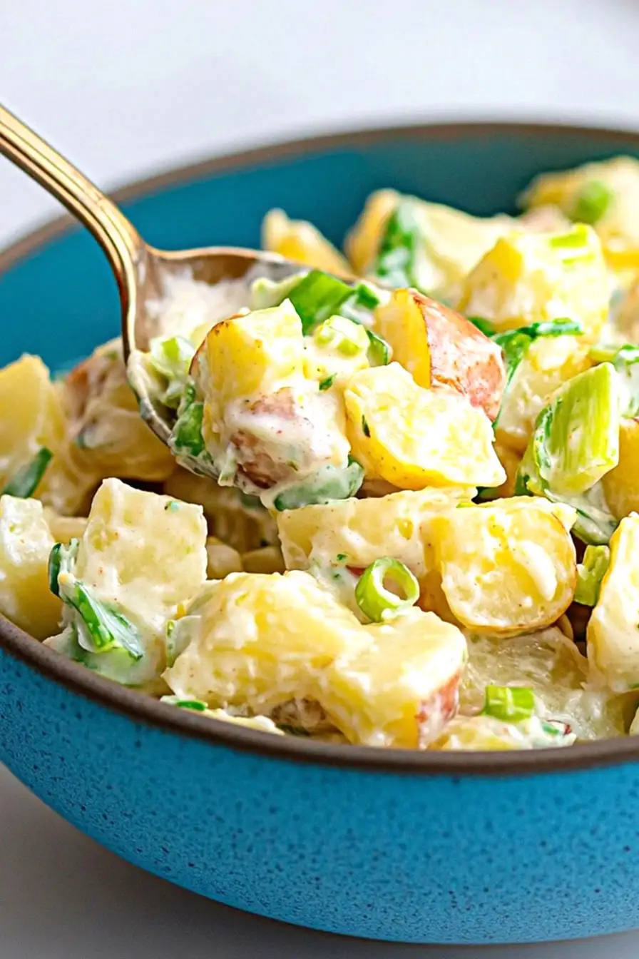 Savory Green Onion and Potato Salad