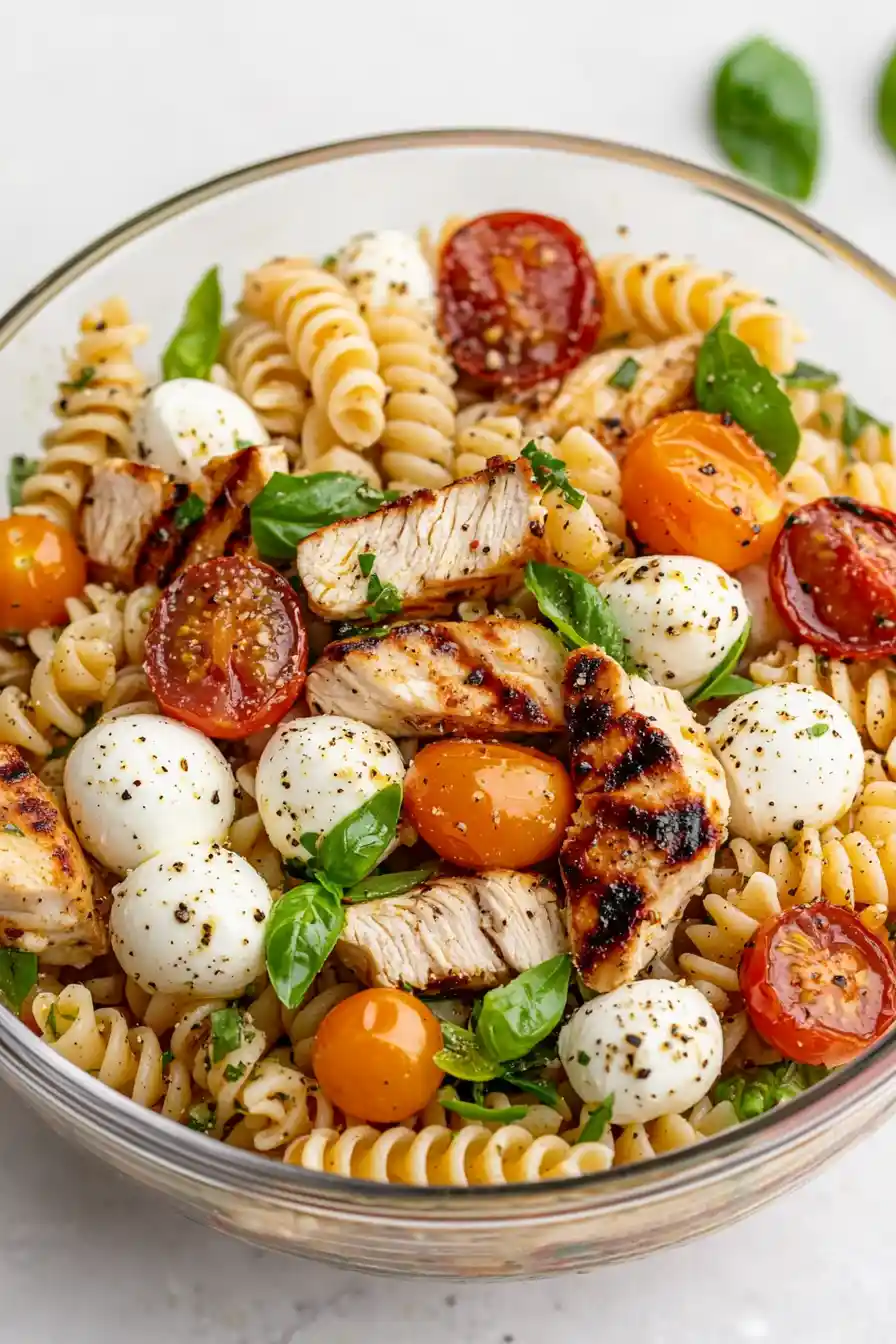 Tasty Grilled Chicken Pasta Salad Recipe