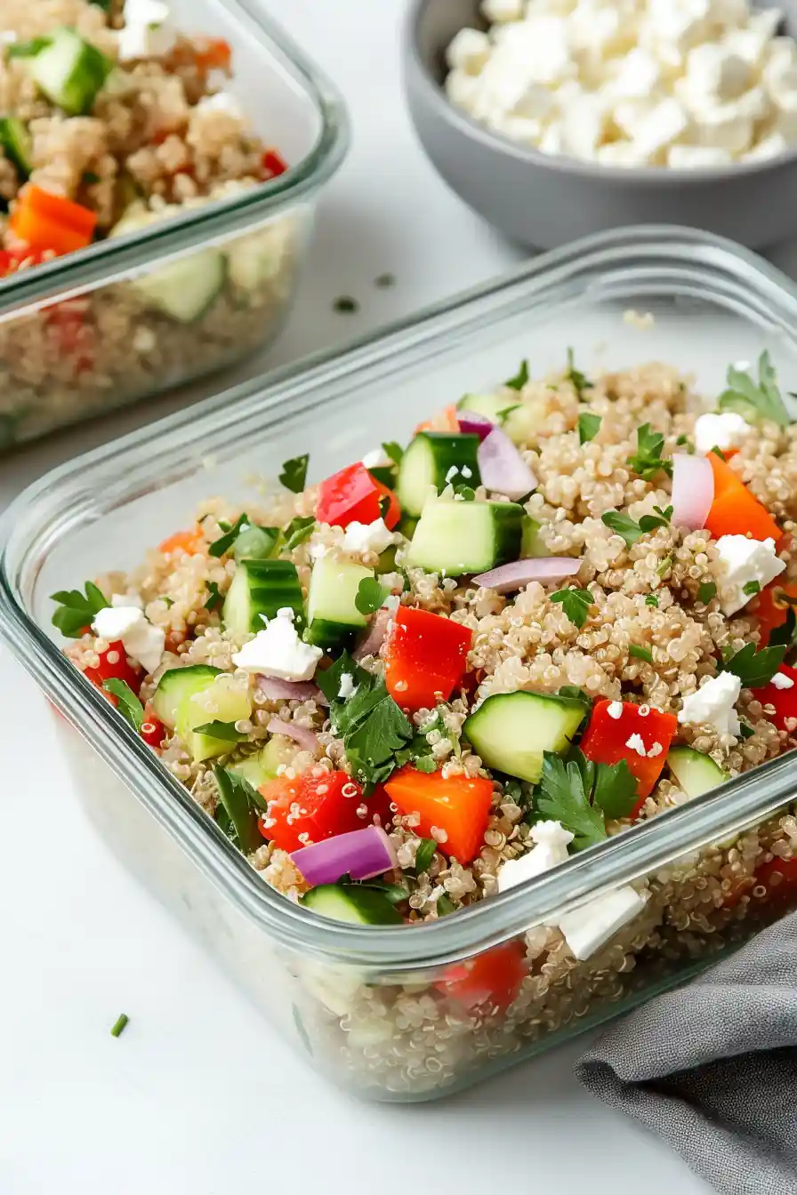 Tasty Quinoa Salad Meal Prep