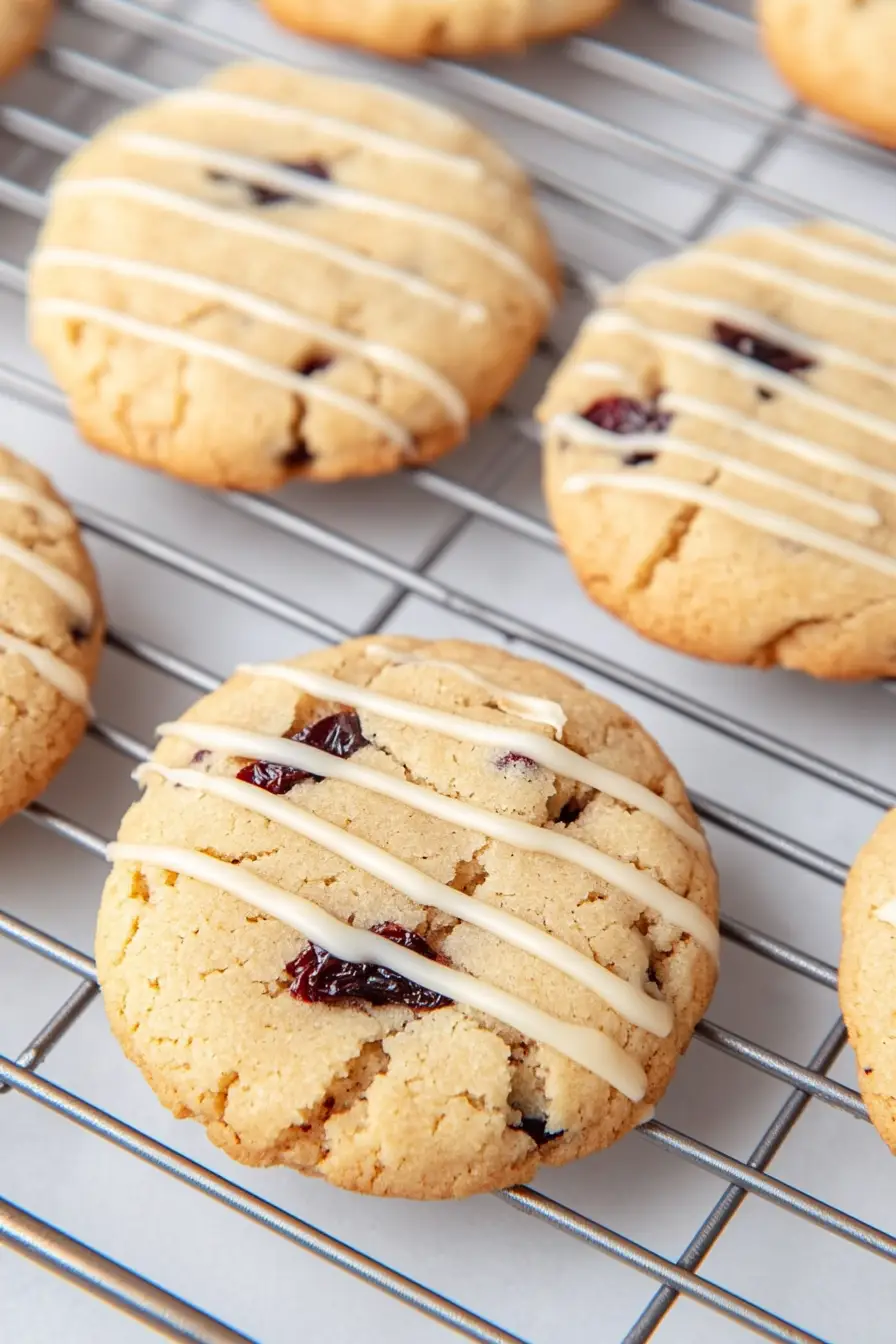 Fluffy Gluten Free Cherry Almond Cookies