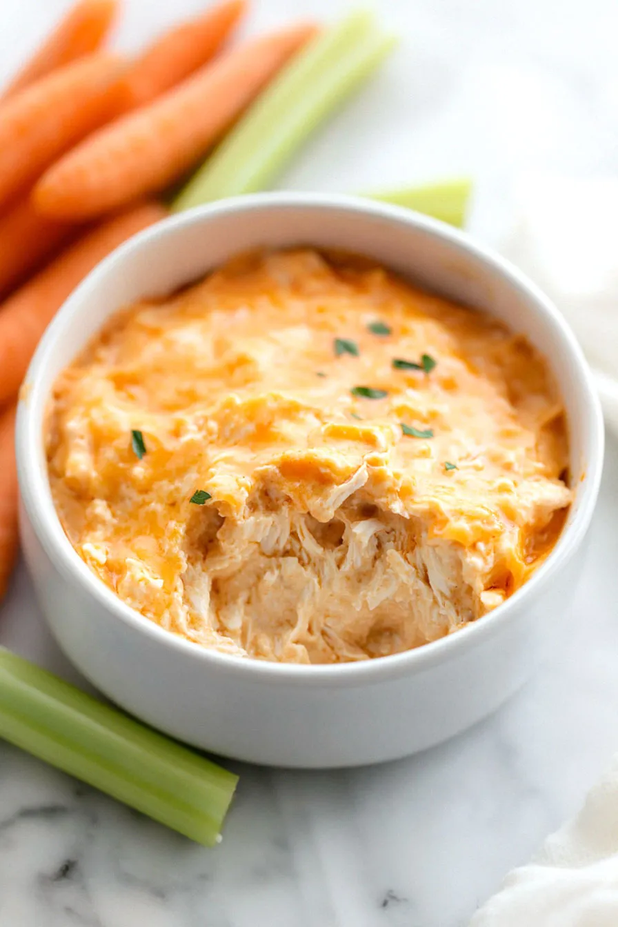 Cheesy Buffalo Chicken Dip with Canned Chicken