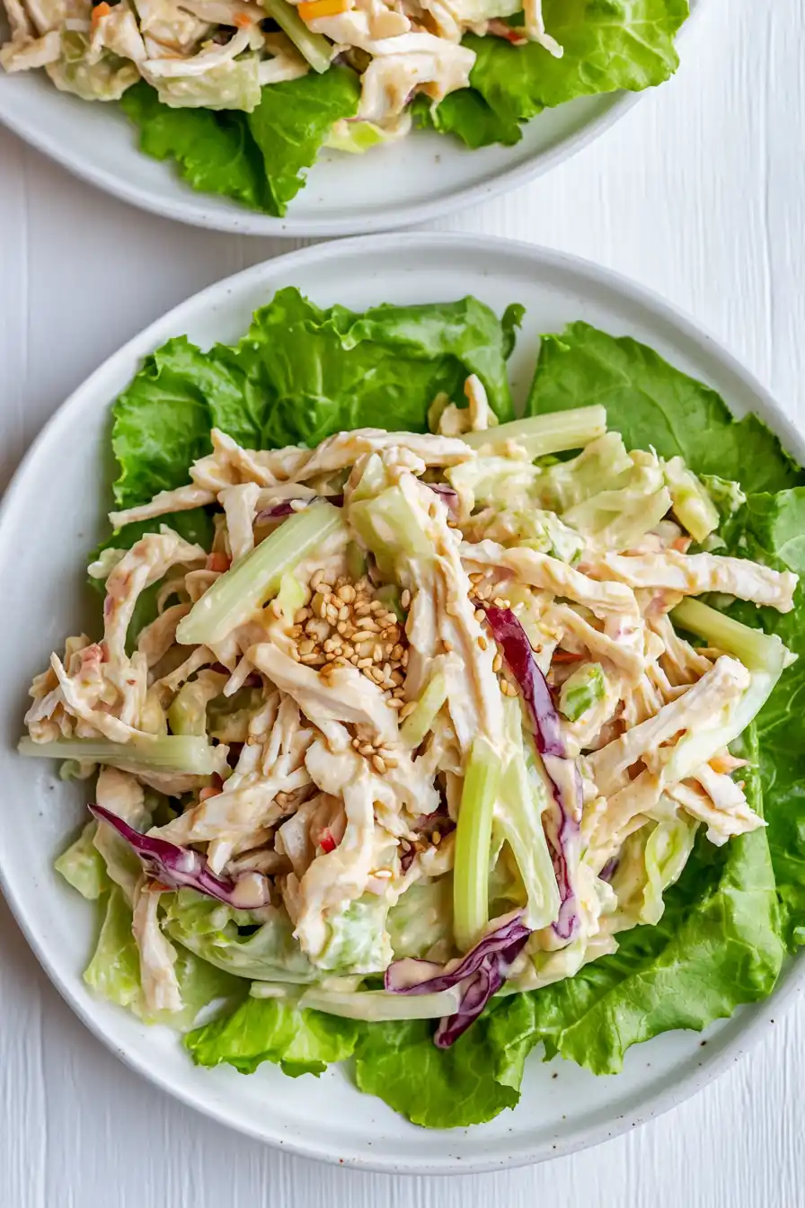 Low Carb Chicken Coleslaw