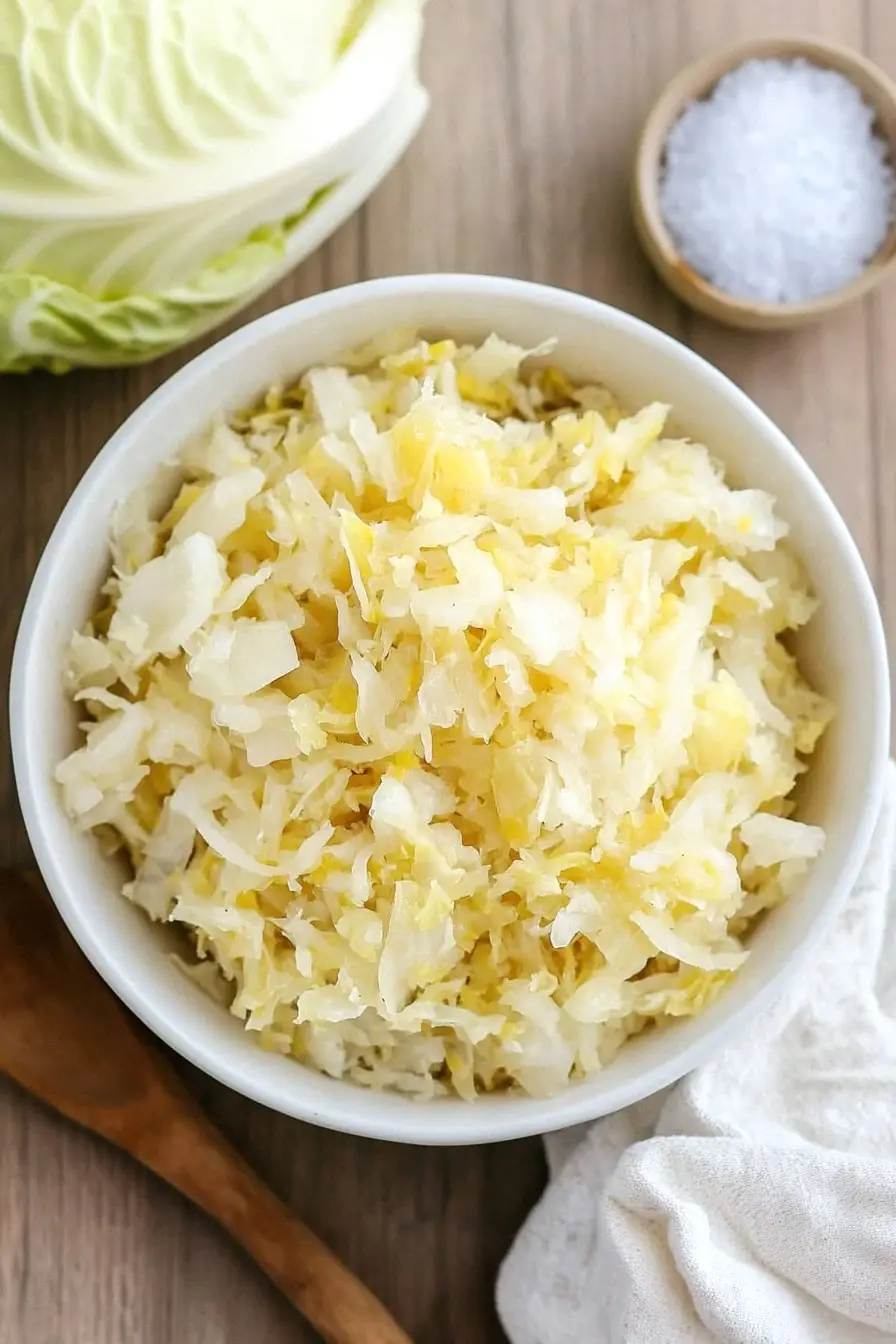 Juicy Making Sauerkraut in Quart Jars