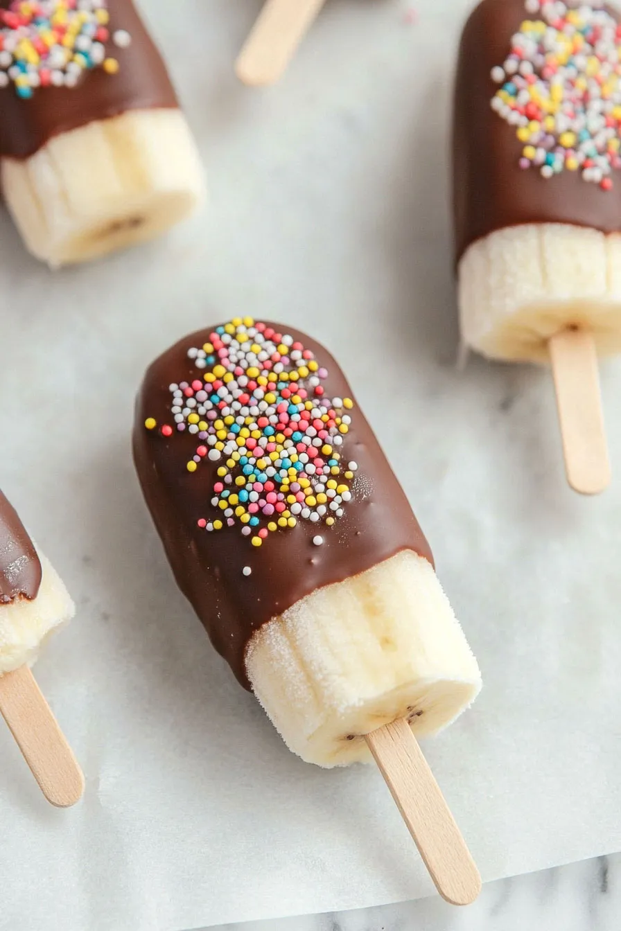 Best Frozen Banana Popsicles