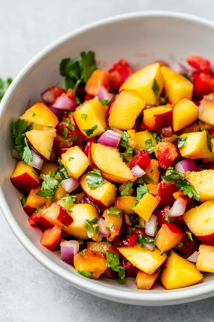 Spicy Peach Salsa