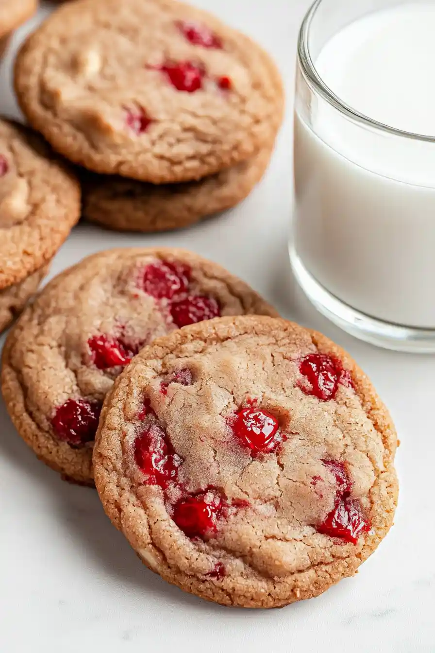 Easy Cherry Almond Cookies