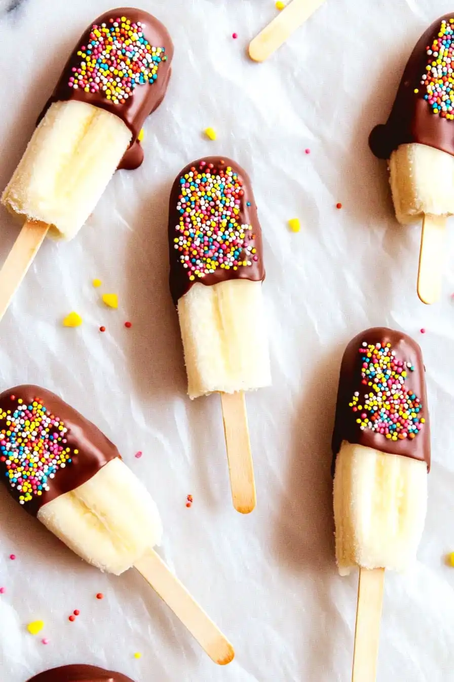 Best Frozen Banana Popsicles